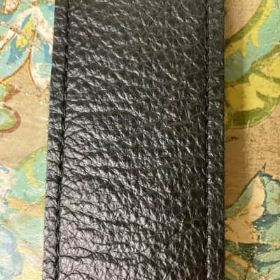 Ernie Ball Italian Leather Straps-Black Italian Leather image 1
