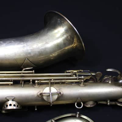 A Vintage 1927 King by H.N. White Tenor Saxophone Really Nice Horn with No Case #10 S image 9