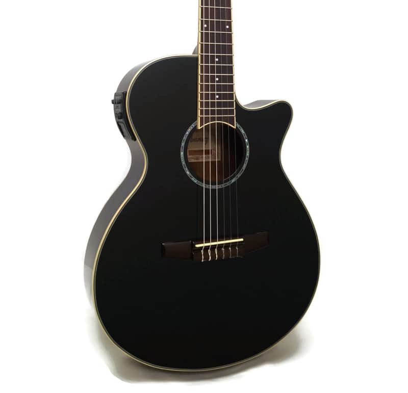 Ibanez AEG10NIIBK AE Series Acoustic-Electric Guitar Black image 1