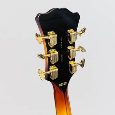 D'Angelico Excel Style B Hollow-body Archtop Electric Guitar - Dark Iced Tea Burst image 9