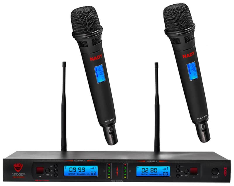NADY Nady 2W-1KU HT Dual True Diversity 1000-channel Professional UHF Wireless System image 1