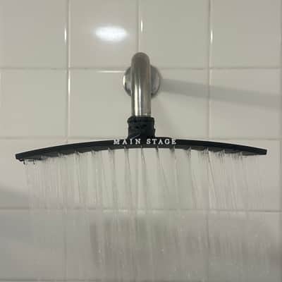 “MAIN STAGE” Rain Shower Head - Unique Gift for Musicians - Customizable image 3