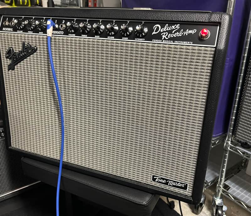 Fender Tone Master Deluxe Reverb 2-Channel 22-Watt 1x12" Digital Guitar Combo 2019 - Present - Black image 1