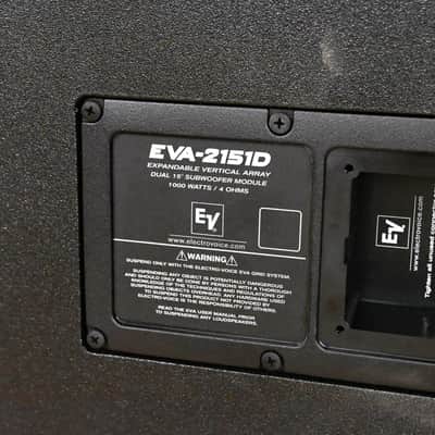 Electro-Voice (EV) EVA-2151D Dual 15" Passive Line Array Subwoofer CG01YAY *ASK FOR SHIPPING* image 6