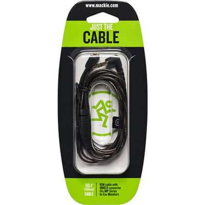 Mackie Mackie MP Series MMCX Cable Kit: 59.1 MMCX to 3.5mm TRS Cable image 1