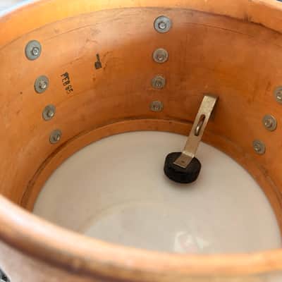 Slingerland Vintage 12 x 8" Rack Tom Drum Nov 1965 w Stick Saver Rims image 10