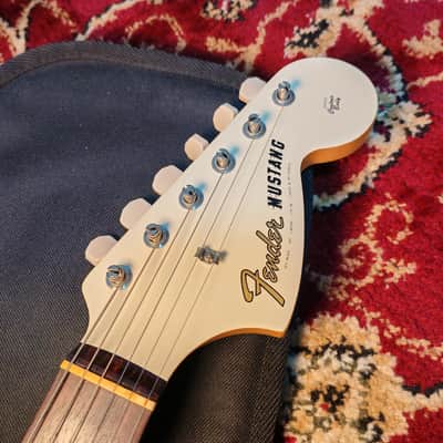 2019 Fender Char Signature Mustang Zicca Limited Edition Olympic White w/ Matching Headstock, Japanese Domestic Only, MIJ Japan image 3