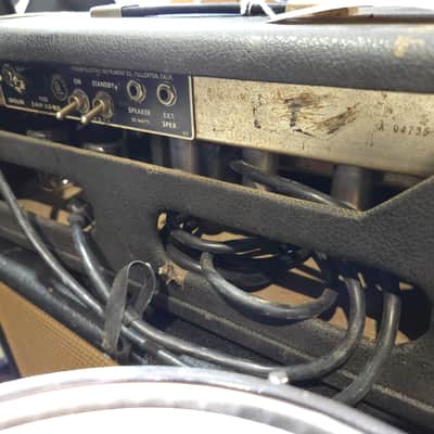 Fender Bassman 2-Channel 50-Watt Guitar Amp Head 1965 - Black Panel - Local Pickup Only image 4