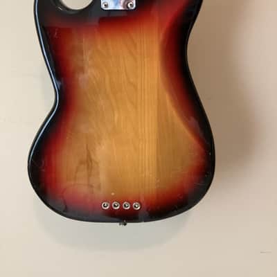 Fender Mustang Bass with Rosewood Fretboard 1978 Sunburst image 2