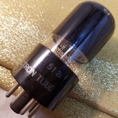 NU National Union balanced 6SN7GT tNOS AT1000 TESTED Vacuum Tube greyglass black glass dual triode 1950-1952 image 11