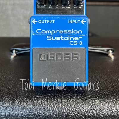 Boss CS-3 Compression Sustainer (Silver Label) 1997 - Present - Blue image 1