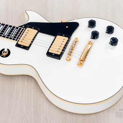 1990 Orville Les Paul Custom LPC-75 Alpine White Gibson-Licensed, Japan Terada image 9
