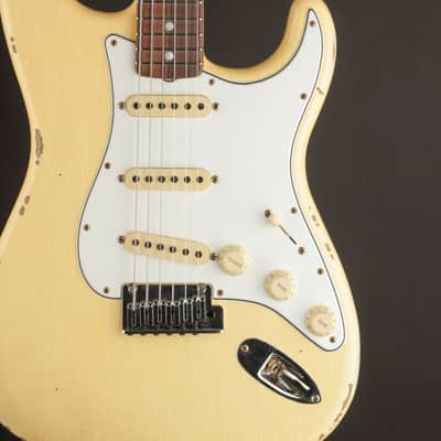 Fender Custom Shop Strat Pro NAMM 2025 Aged Vintage White/Relic image 2