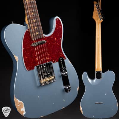 2024 - Suhr Eddie's Guitars Exclusive Roasted Classic T Antique - Ice Blue Metallic image 1