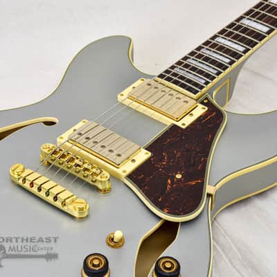 Ibanez Artcore AS73G Semi-Hollow Electric Guitar - Moonstone Silver Flat image 7