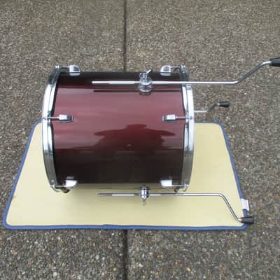 Ludwig Accent Series 16 X 16 Floor Tom, Hardwood Shell, Wine Red - Clean! image 6