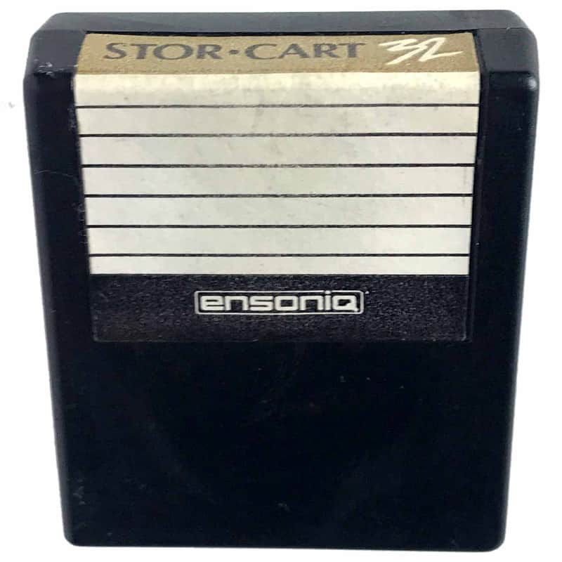 1986 Ensoniq VFX VFXSD ESQ-1 SD-1 Stor-Cart 32 RAM Cartridge image 1