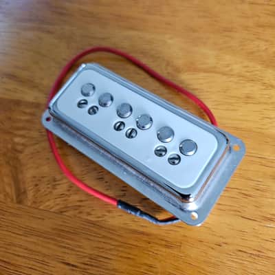 DeArmond Dynasonic Single-Coil Electric Guitar Pickup Nickel/White (Neck) image 1
