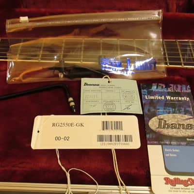 Ibanez RG2550E-GK Prestige 2005 - 2007 - Team J Craft Galaxy Black W/OHSC Very Nice W/Tags image 23