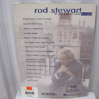 Rod Stewart If We Fall In Love Tonight Piano Vocal Guitar Sheet Music Song Book Songbook image 2