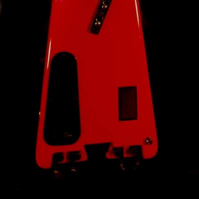 Warwick Nobby Meidel Bass 1985 Red. Headless. Extremely Rare. Few built in this color image 5
