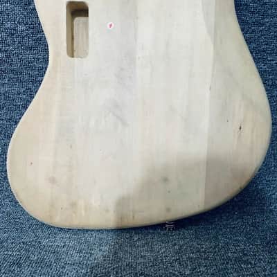 Unfinished Jazz Bass Style Body Blank in Basswood image 5