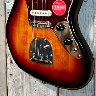 Squier Classic Vibe '70s Jaguar - 3-Tone Sunburst, In Stock Ships Fast Support Indie Music Shops ! image 5