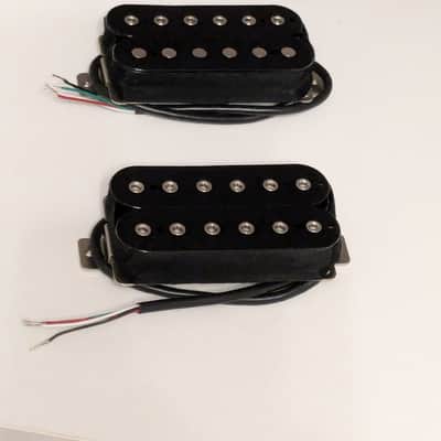 FAV Guitars Rebel 2 Humbucker Set - Black | Alnico 2 (Alnico II) Recommended for Gibson Les Paul, SG, Explorer, V or similar. image 1