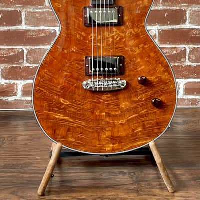 Grez Mendocino Custom 2021 Quilted OG Redwood Top, Tortoise Binding 5lbs 3oz NEW (Authorized Dealer) image 11