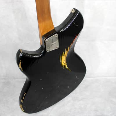 Novo Serus J Dealer Limited - Medium Distress - Bull Black over '64 Sunburst **Authorized Dealer** image 9