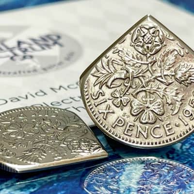 **Special Offer 20% Discount** Two (2) “Brian May Inspired “ Queen Elizabeth Sixpence Coin Guitar Picks. image 2
