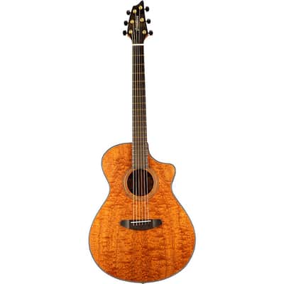 Breedlove Congo Figured Sapele Concert CE Acoustic-Electric Guitar Regular Natural image 3