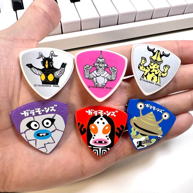 Fernandes Ultraman Monster & Garamones Guitar Picks 6pcs Made in Japan image 1
