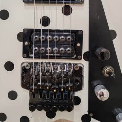 Grover Jackson Randy Rhoads RR V White Polka Dot - JAPAN MIJ image 5