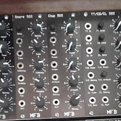 MFB Eurorack 522 Drum Set (Rare-Complete Set!) 2010 Black image 5