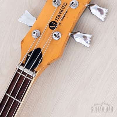 1966 Mosrite Ventures Model Bass Ink Blue 100% Original w/ Case image 4