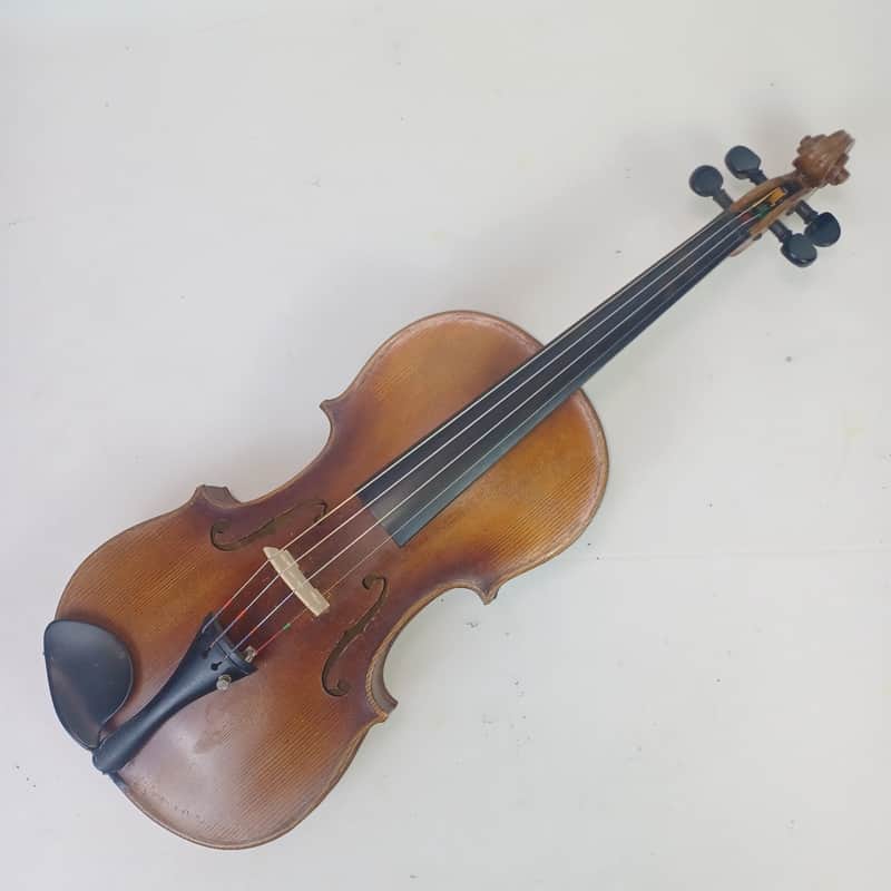 Johann Baptist Schweitzer Violin 4/4 Hieronymi Amati Pestini 1813 Vintage +Case image 1