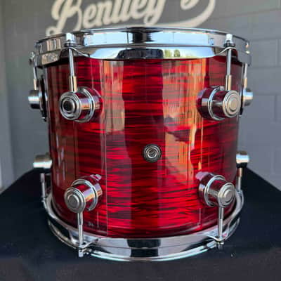DW Performance Series 8x10 Rack Tom in Ruby Red Oyster FinishPly (Rm 4) image 3