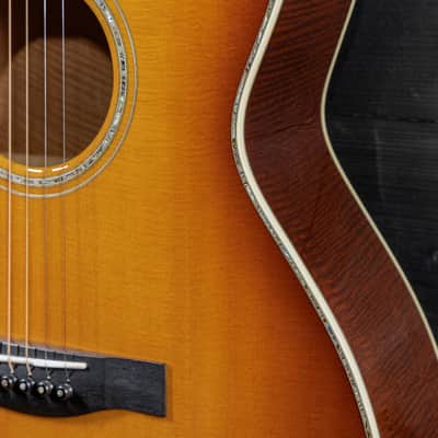 Santa Cruz Custom OM Fiddleback Mahogany / Old Growth Sitka Acoustic Guitar image 20