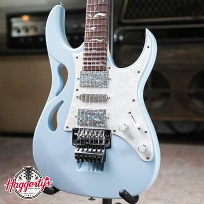 Ibanez PIA3761C Steve Vai Signature Electric Guitar - Blue Powder with Hardshell Case image 1