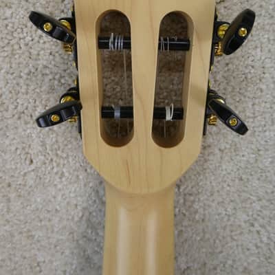 Kala All Solid Flame Maple Cutaway Baritone Ukulele w/ EQ & Bag (KA-ASFM-B-CE) image 8