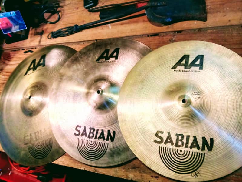 Sabian  AA 2006 Rock Set 10/14HH/16/18/20" Cymbal Pack image 1