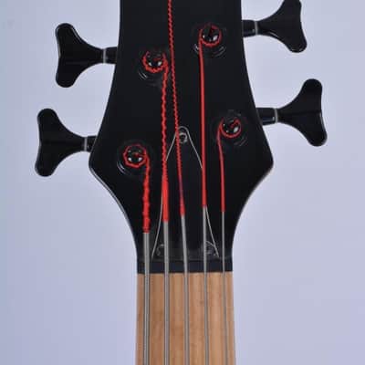 Dean Sledgehammer 5 string bass 2000's Natural Ash image 3