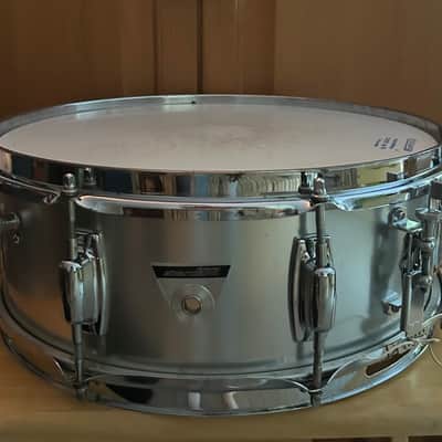 1970s Ludwig S-101 Standard 5x14" Aluminum Snare Drum image 1