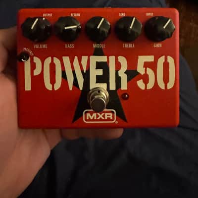 2021 - Present MXR Tom Morello Power 50 Overdrive - Red image 1