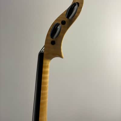 Tucker Barrett Koa Anchor 5 String Electric Violin 1994 - Coa image 13