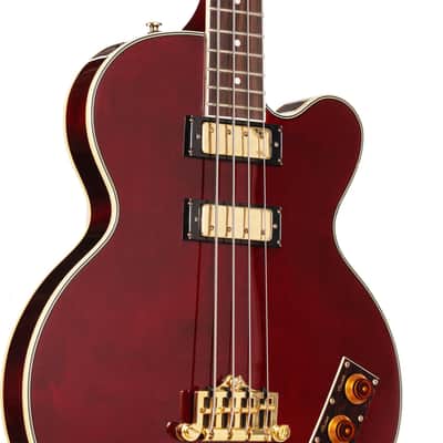 Epiphone Allen Woody Rumblekat Wine Red Used image 5