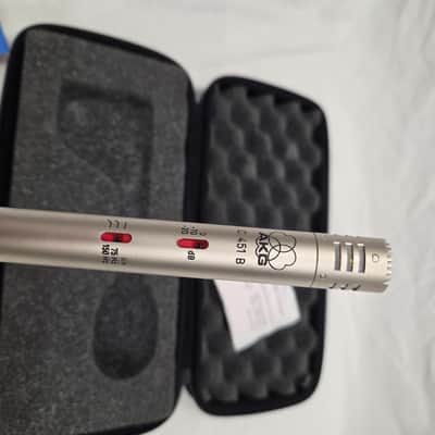 AKG C451B Small Diaphragm Cardioid Condenser Microphone 2010s - Satin Nickel Plated (C020-S26) image 4