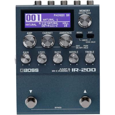 Boss IR-200 Amp and IR Cabinet Pedal (Open Box) image 1