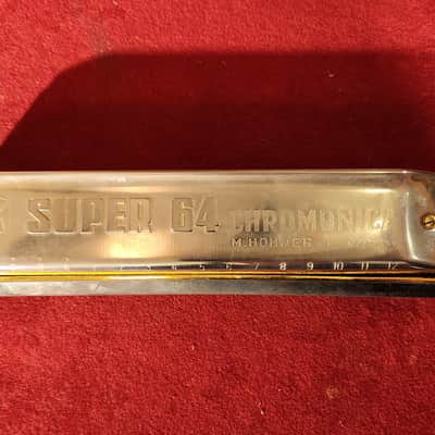 Non-Functioning Hohner Super 64 Chromatic Harmonica image 5